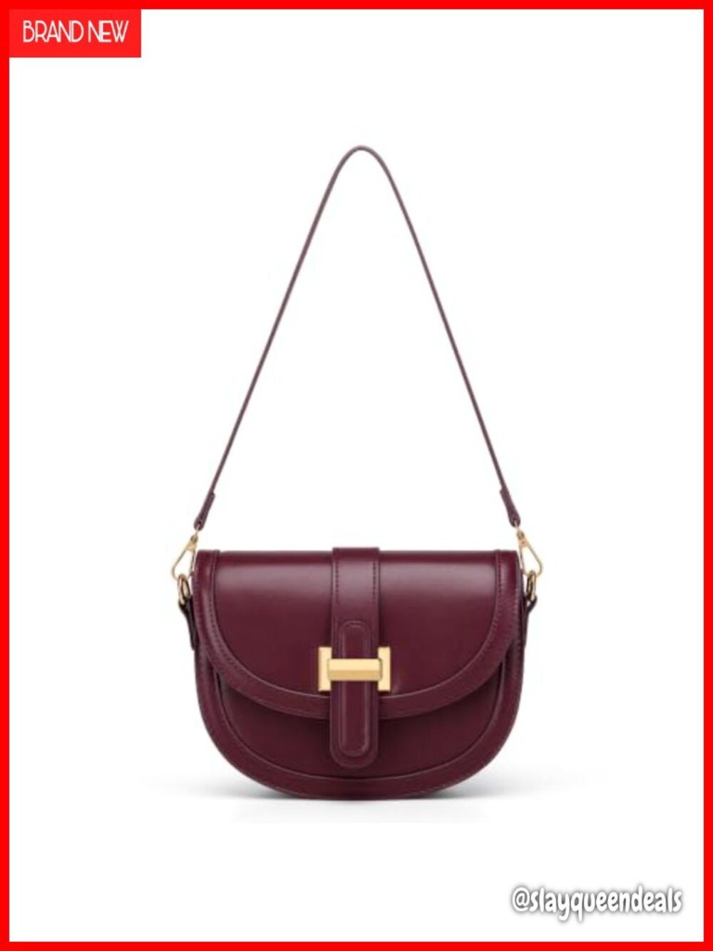 Vegan Leather Small Hobo Shoulder Bag